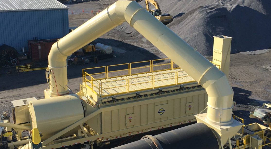 High Ratio Baghouse Portable Asphalt Plant