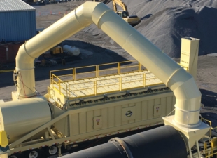 High Ratio Baghouse Portable Asphalt Plant