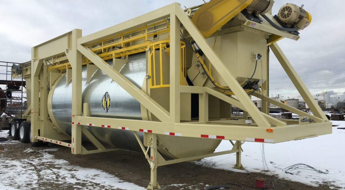 Self-Erect Asphalt Silo